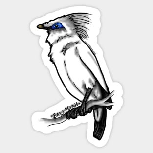 Bali Myna SING FOR SONGBIRDS Sticker